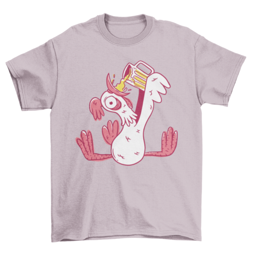 Drunk rooster t-shirt