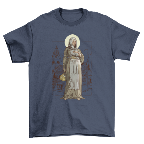 Italian nun woman artist t-shirt