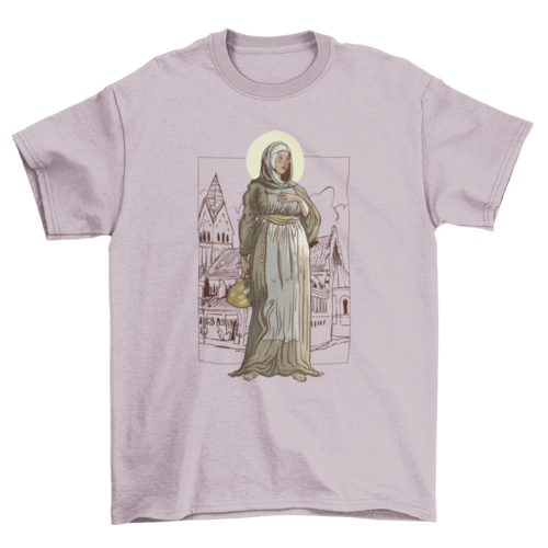 Italian nun woman artist t-shirt